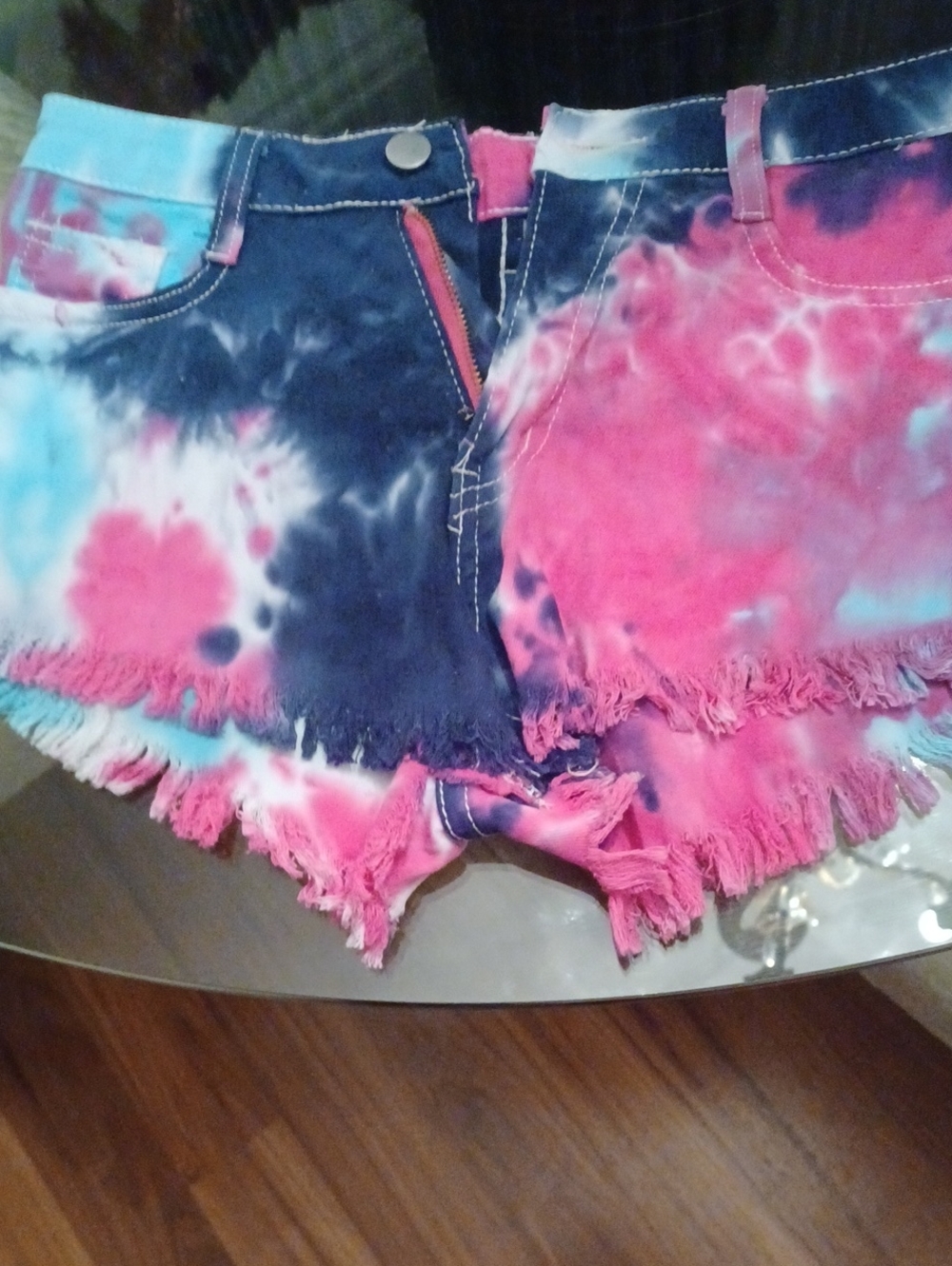Jeans_Beautiful Vivid Multicolor Light Weight Denim Shorts SZ (S) (NWOT)